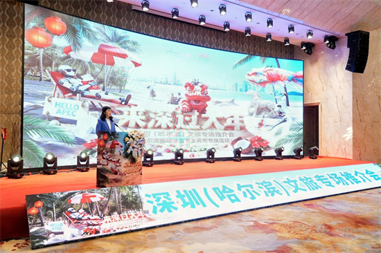 龙岗AI数字人亮相哈尔滨冰雪节 科技赋能文旅新场景开启“南北