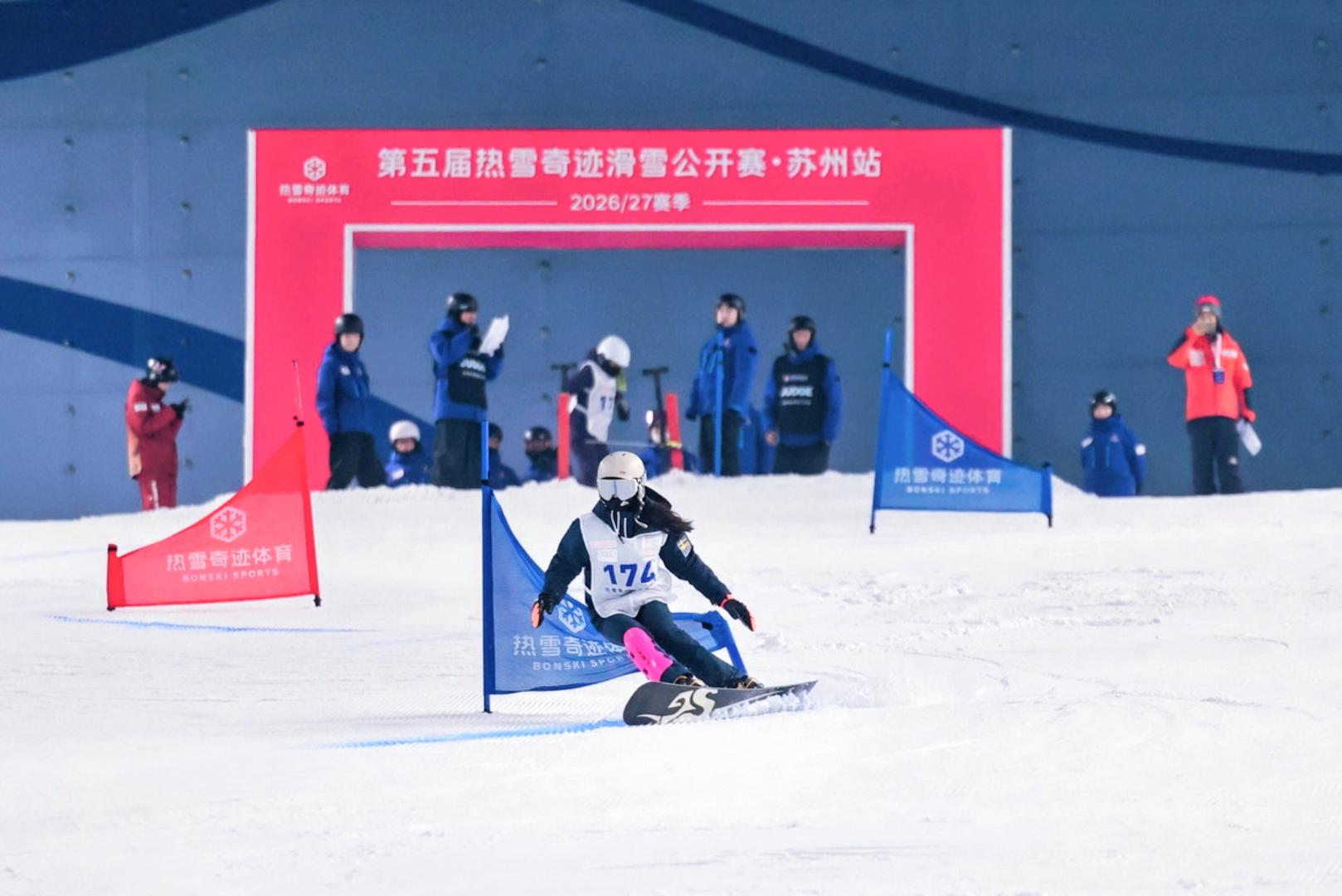 第五届热雪奇迹滑雪公开赛（苏州站）在苏州热雪奇迹圆满落幕