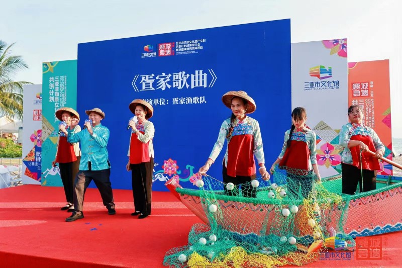 “鹿城寻遗”非遗成果推介会 暨非遗焕新购物月活动在三亚湾发布